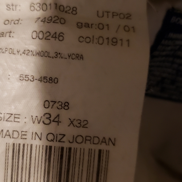 Stafford Men's Washable Wardrobe Suit Gray Jacket Sz-42R Pants Sz- 34X32 - Picture 10 of 15